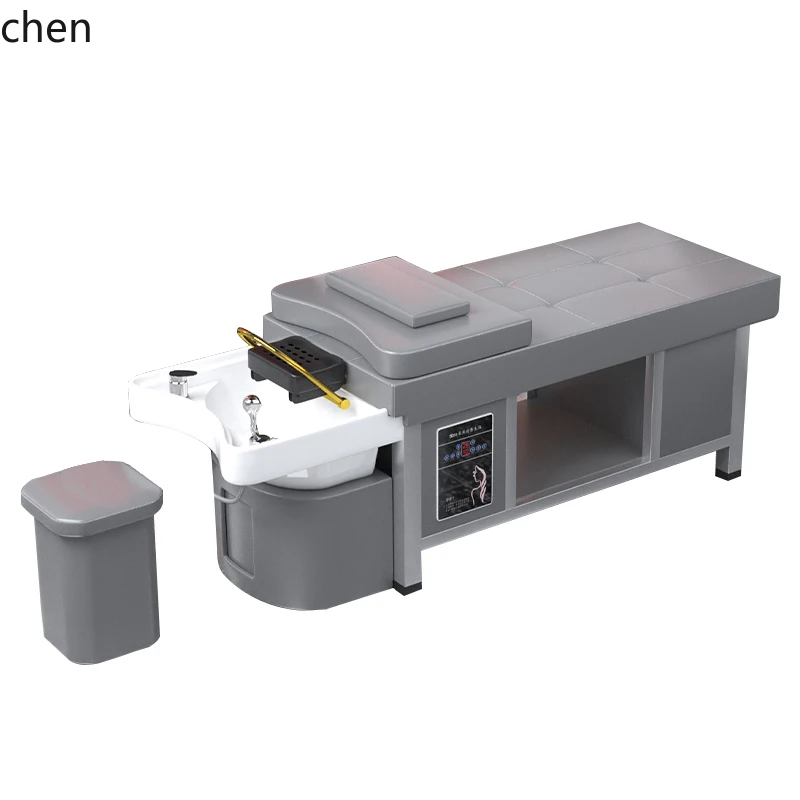 HTT high-end ceramic basin steel frame shampoo bed water circulation fumigation head treatment bed barber shop
HTT high-end ceramic basin steel frame shampoo bed water circulation fumigation head treatment bed barber shop
