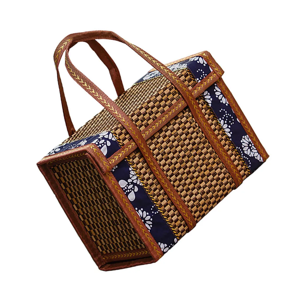Foldable Woven Basket 35X18X22CM Practical Storage Outdoor Picnic Handheld Decorative Fruit Snacks Photo Prop Creative Kitchen
Foldable Woven Basket 35X18X22CM Practical Storage Outdoor Picnic Handheld Decorative Fruit Snacks Photo Prop Creative Kitchen