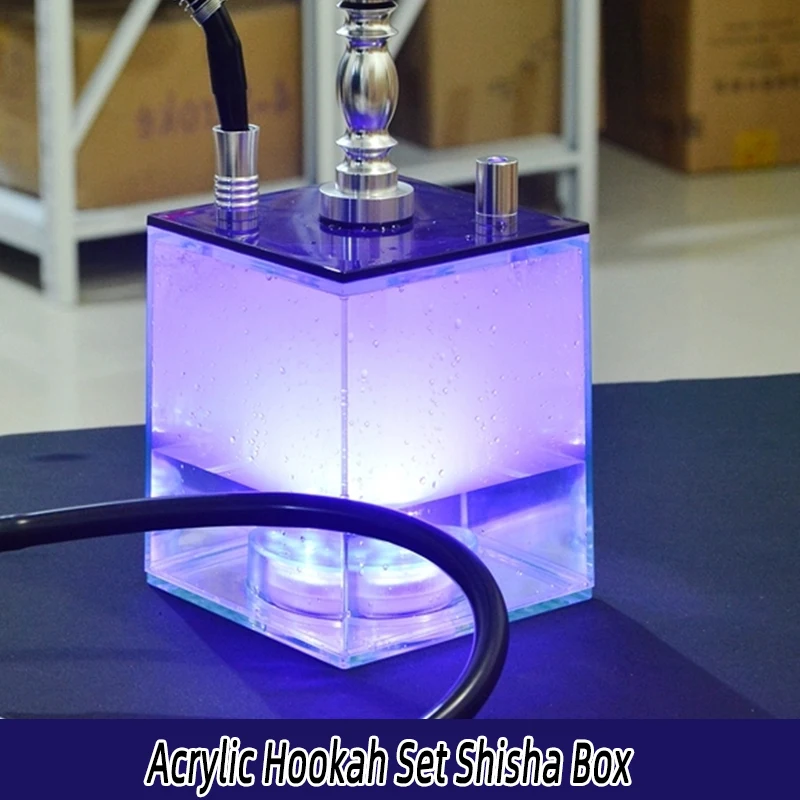Acrylic Hookah LED Light Shisha Box Nargile Sheesha Cachimbas Water Pipe Shisha Hookah AccessoryAcrylic Hookah Set Shisha Box
Acrylic Hookah LED Light Shisha Box Nargile Sheesha Cachimbas Water Pipe Shisha Hookah AccessoryAcrylic Hookah Set Shisha Box