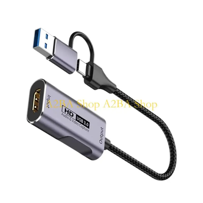 Карта захвата игр A2BA UHD 4K с адаптерами USB3.0, запись 1080P без задержки
Карта захвата игр A2BA UHD 4K с адаптерами USB3.0, запись 1080P без задержки