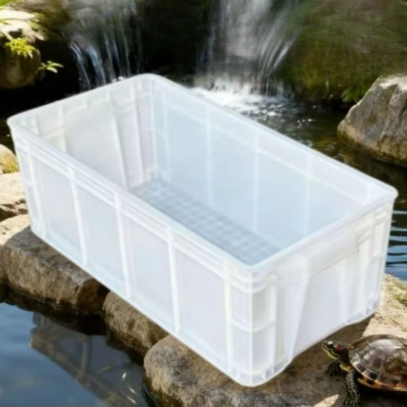 Большой многофункциональный террариум для черепах с ручкой, утолщенный контейнер для черепах и рыб, домик-убежище для черепах
Большой многофункциональный террариум для черепах с ручкой, утолщенный контейнер для черепах и рыб, домик-убежище для черепах