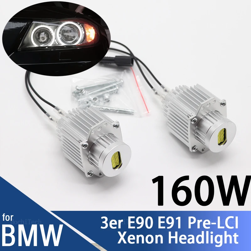 160 Вт светодиодные дневные ходовые огни Angel Eye, лампа Canbus без ошибок для BMW E90 E91 3 серии 320 325i 328i 335i Pre LCI 2004-2008
160 Вт светодиодные дневные ходовые огни Angel Eye, лампа Canbus без ошибок для BMW E90 E91 3 серии 320 325i 328i 335i Pre LCI 2004-2008