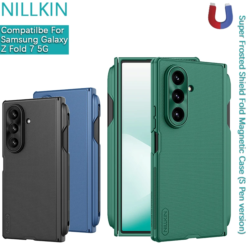 Nillkin For Samsung Galaxy Z Fold 7 5G Frosted Shield Fold Magnetic Case hard shell folding phone case protective cover
Nillkin For Samsung Galaxy Z Fold 7 5G Frosted Shield Fold Magnetic Case hard shell folding phone case protective cover