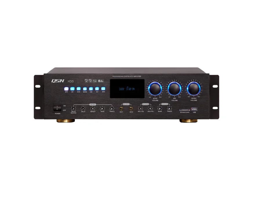 Buletooth-Connected USB-Enabled 2 Channel 350w Karaoke Amplifier K35 Professional Power Amplifier Circuit
Buletooth-Connected USB-Enabled 2 Channel 350w Karaoke Amplifier K35 Professional Power Amplifier Circuit