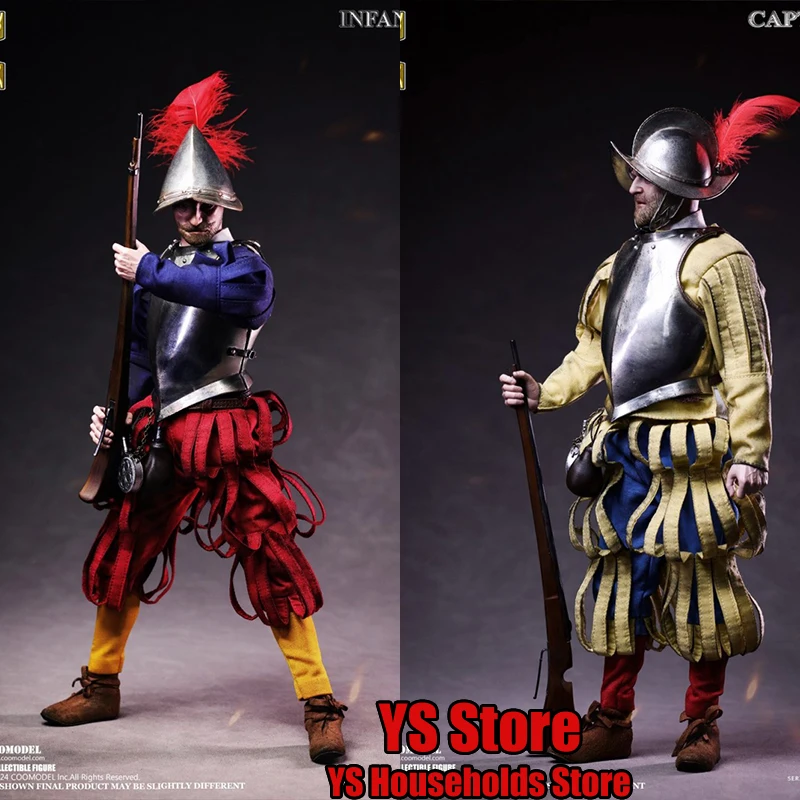 COOMODEL SE138 SE139 1/6 Musketeer Infantry Action Figure Western Military Simulation 12" Full Set Man Soldier Model Doll
COOMODEL SE138 SE139 1/6 Musketeer Infantry Action Figure Western Military Simulation 12" Full Set Man Soldier Model Doll