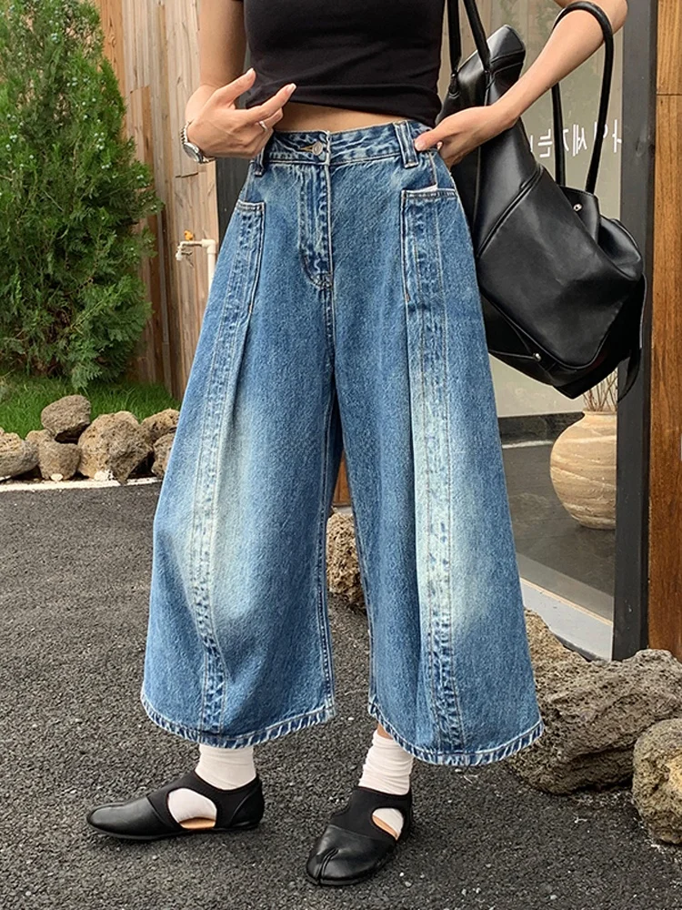 Loose Comfortable American Retro Denim Jeans Women's Summer New Fashion Design Versatile Seven-Quarter High Waist Jeans
Loose Comfortable American Retro Denim Jeans Women's Summer New Fashion Design Versatile Seven-Quarter High Waist Jeans