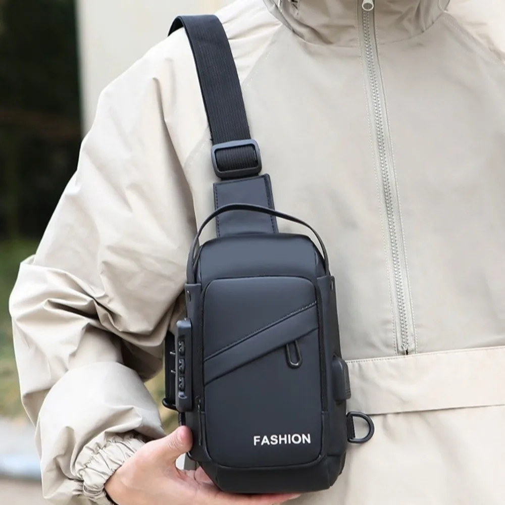 Anti-theft Men's Chest Bag USB Charging Port Large Capacity Password Sling Bag Waterproof Multi-storey Shoulder Crossbody Bag
Anti-theft Men's Chest Bag USB Charging Port Large Capacity Password Sling Bag Waterproof Multi-storey Shoulder Crossbody Bag