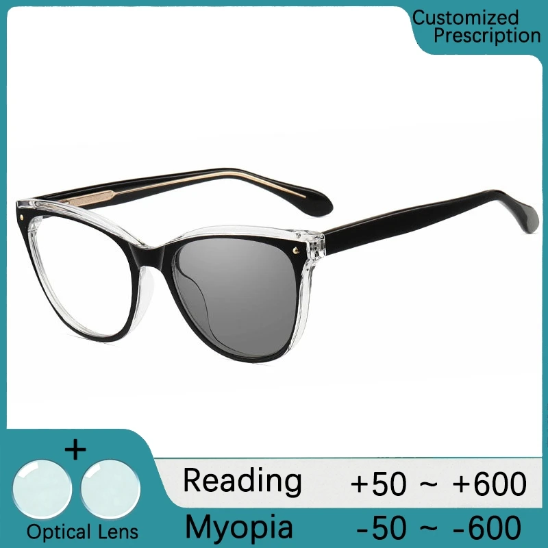 New Reading Glasses Photochromism Optical Lenses With Recipe Women Shortsighted Presbyopia Diopter Eye Protection
New Reading Glasses Photochromism Optical Lenses With Recipe Women Shortsighted Presbyopia Diopter Eye Protection