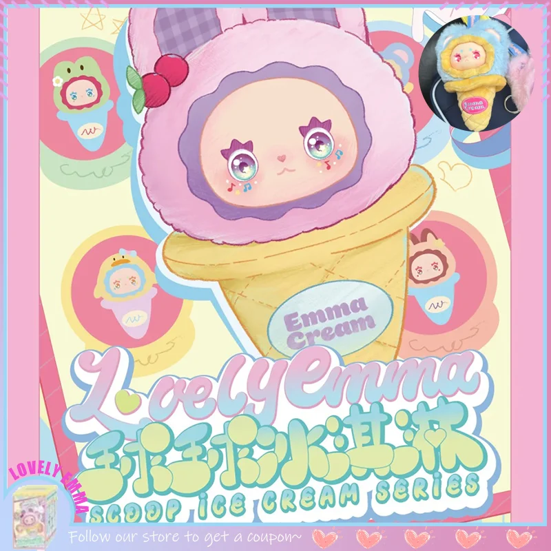 Persale LOVELY EMMA Ice Cream Series Plush Blind Box Mystery Box Bag Charm Model Dolls Collectible Birthday girl Gift Pendant
Persale LOVELY EMMA Ice Cream Series Plush Blind Box Mystery Box Bag Charm Model Dolls Collectible Birthday girl Gift Pendant