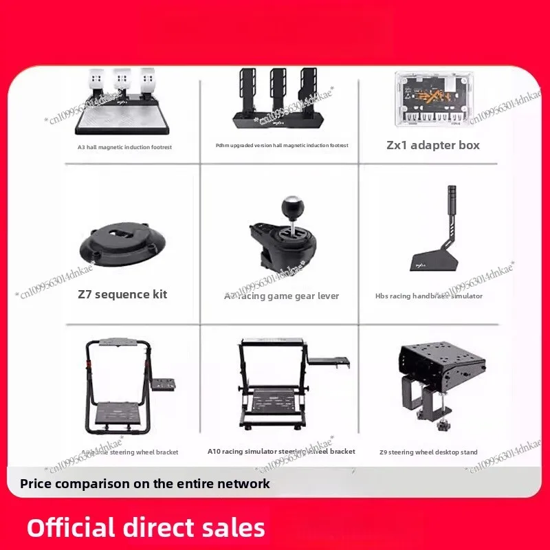 Emulator Accessories Collection ZD1 Desktop Bracket HBS Handbrake A9 A10 Steering Wheel Bracket A3, PDMH Pedal A7 Gear Lever Z7
Emulator Accessories Collection ZD1 Desktop Bracket HBS Handbrake A9 A10 Steering Wheel Bracket A3, PDMH Pedal A7 Gear Lever Z7