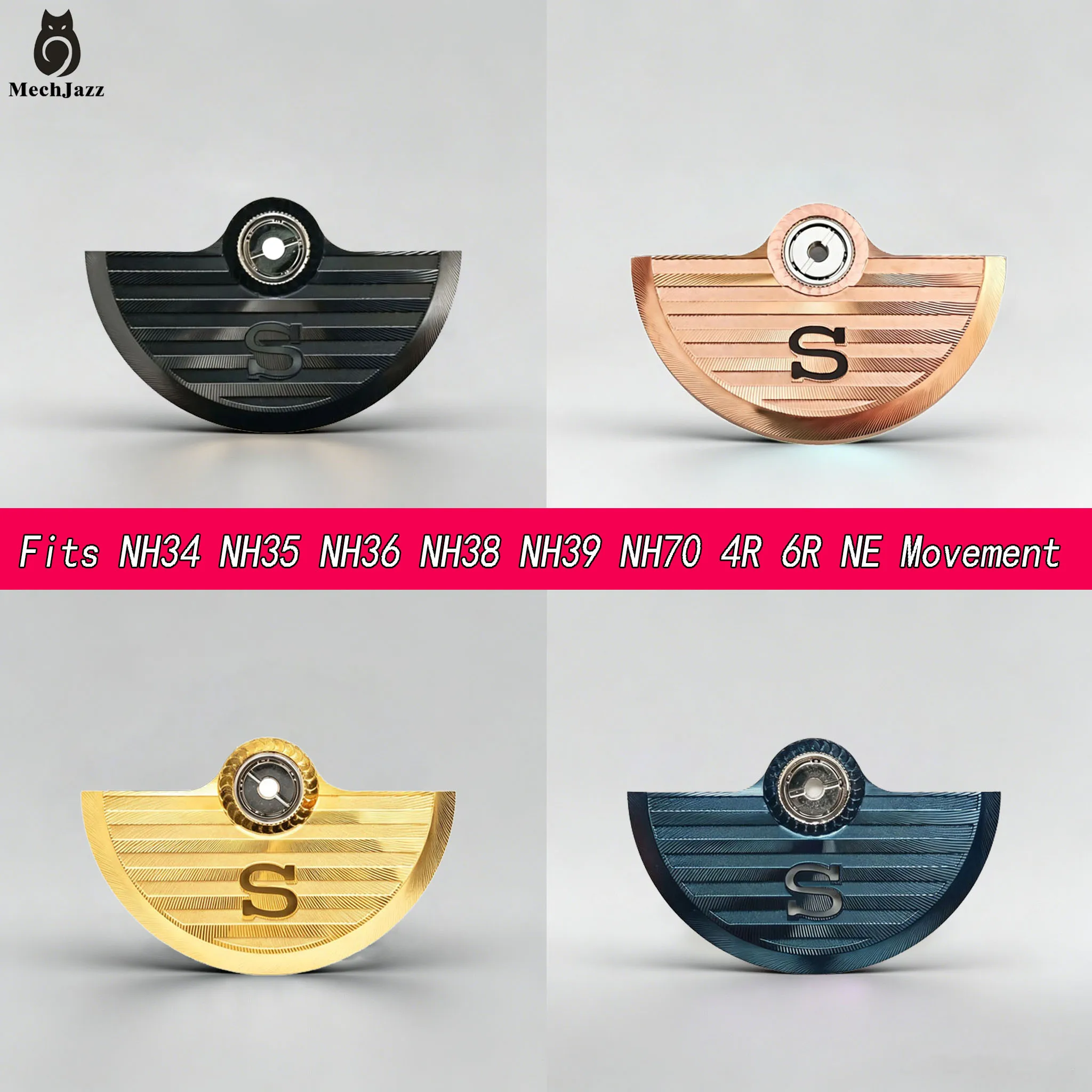 NH movement NH34/NH35/NH36/NH37/4R/6R S bracelet with horizontal Geneva pattern automatic balance wheel. Watch accessory kit
NH movement NH34/NH35/NH36/NH37/4R/6R S bracelet with horizontal Geneva pattern automatic balance wheel. Watch accessory kit