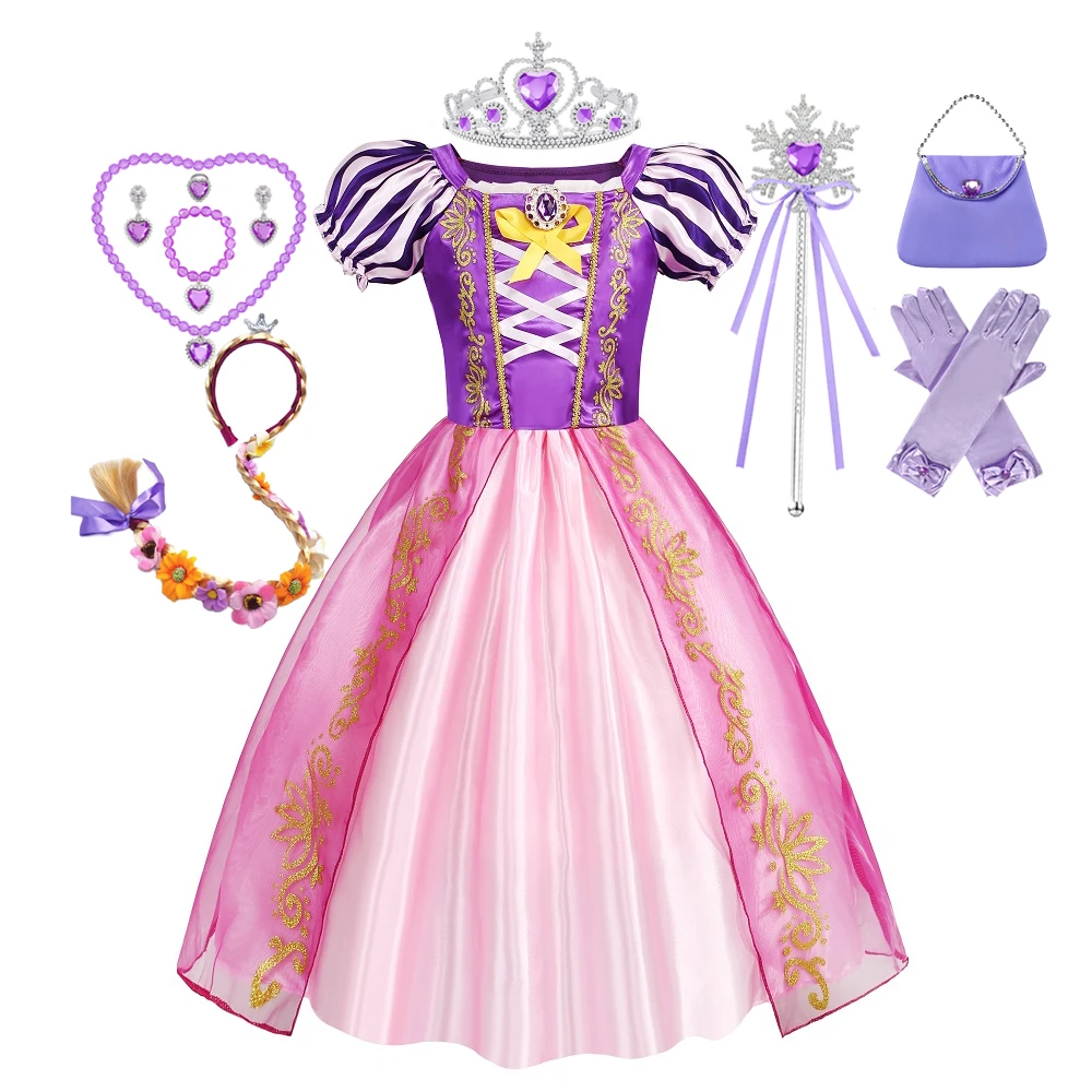 Kids Rapunzel Costume Dress Ball Gown Festival Party Halloween Cosplay Party Vestido for Birthday Christmas Carnival
Kids Rapunzel Costume Dress Ball Gown Festival Party Halloween Cosplay Party Vestido for Birthday Christmas Carnival