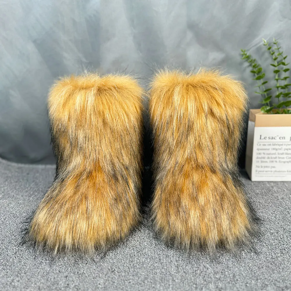 Factory Women Fluffy Faux Fur Boots Woman Fluffy Plush Warm Luxury Footwear Girls Furry Fur Bottes Fashion Fur Snow Boots
Factory Women Fluffy Faux Fur Boots Woman Fluffy Plush Warm Luxury Footwear Girls Furry Fur Bottes Fashion Fur Snow Boots