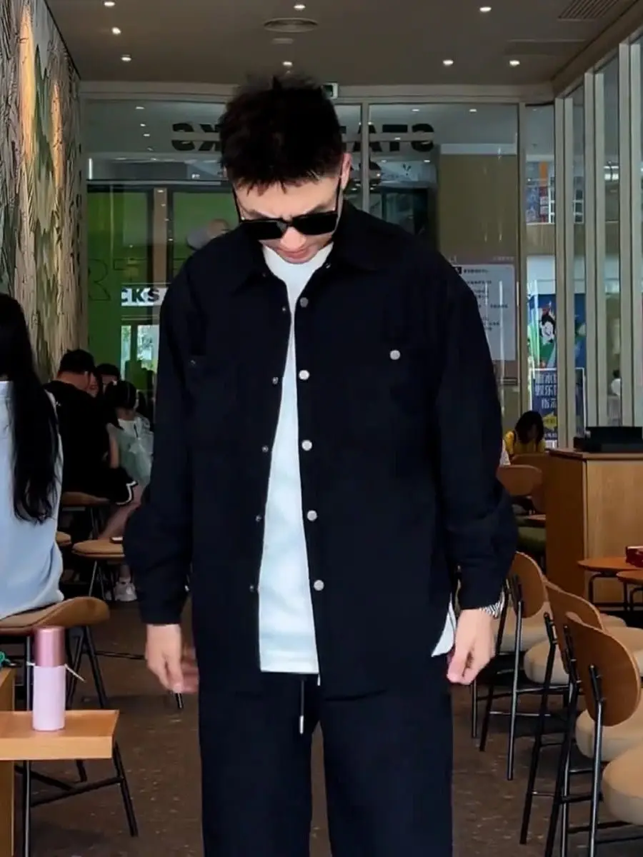 Corduroy irt Set Men's Hong Kong Sle Long Sve Loose Fit Youth Outerwear Jaet New Large Size Spring Autumn High End F...
Corduroy irt Set Men's Hong Kong Sle Long Sve Loose Fit Youth Outerwear Jaet New Large Size Spring Autumn High End F...