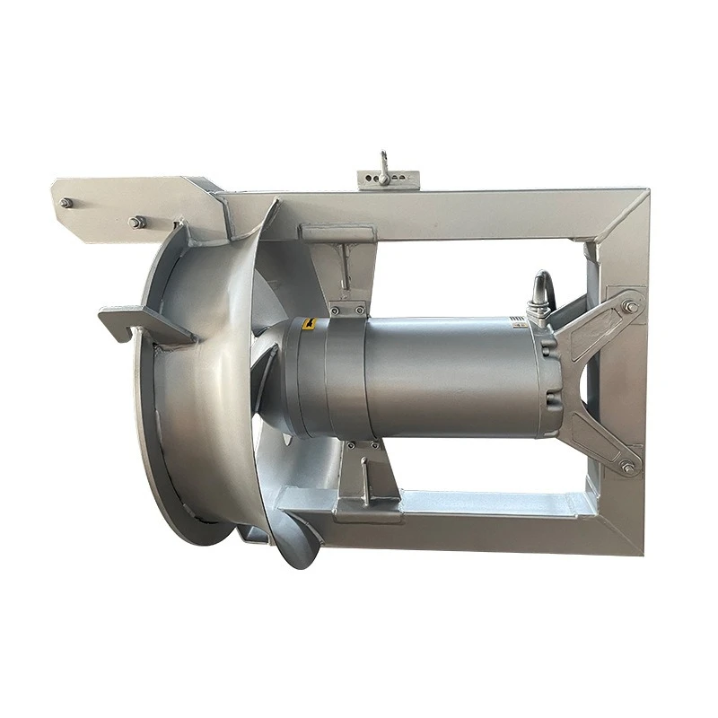 Submersible sludge return pump Denitrification and denitrification return Anti-clogging with flapping door through wall pipe
Submersible sludge return pump Denitrification and denitrification return Anti-clogging with flapping door through wall pipe