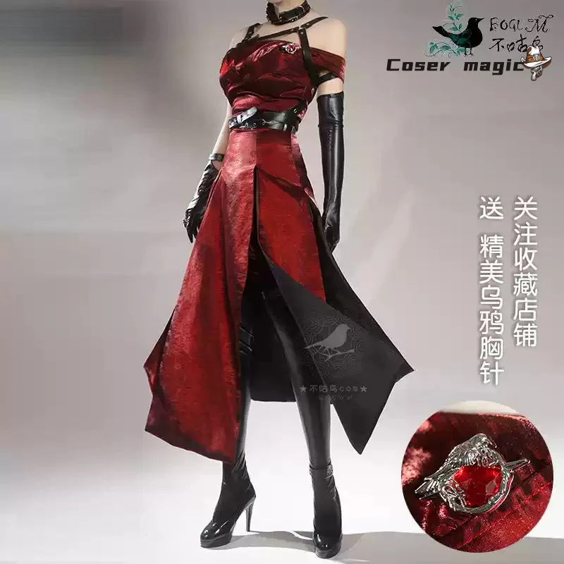 Очаровательная вуаль, костюм героини для косплея, игра Love and Deepspace R-Quality, женское красное платье Qinche Sylus
Очаровательная вуаль, костюм героини для косплея, игра Love and Deepspace R-Quality, женское красное платье Qinche Sylus