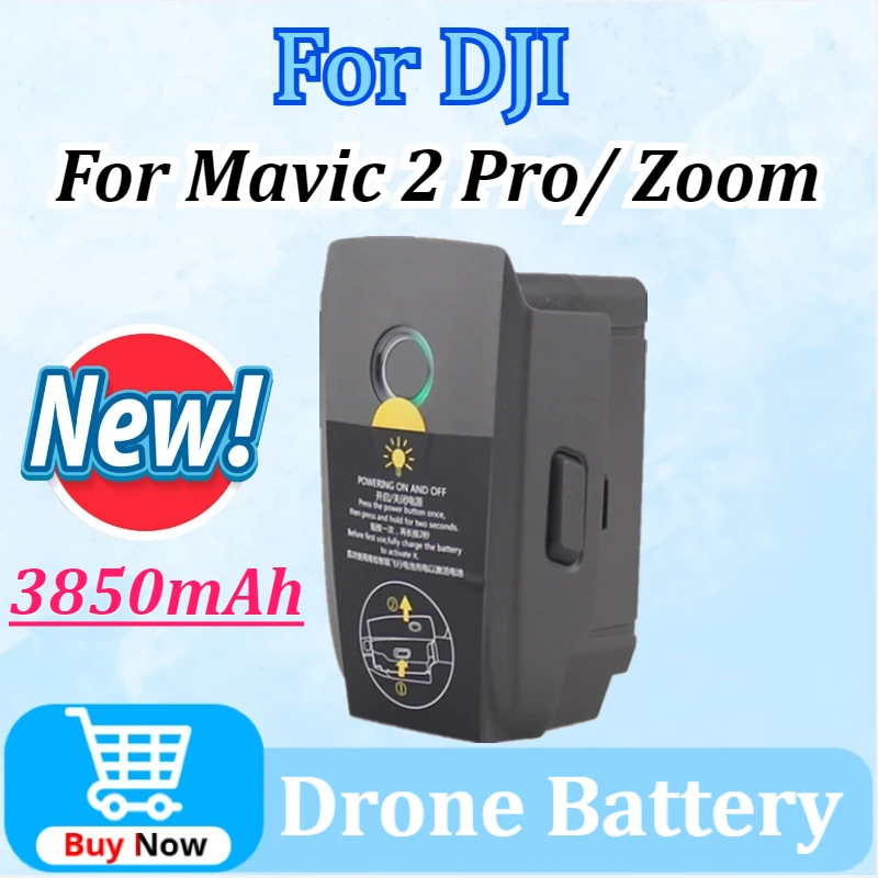 New 15.4V 3850mAh for DJI Mavic 2 Pro/ Zoom Intelligent Flight Battery Flight Time 31 Minutes High Quality Rechargeable Battery
New 15.4V 3850mAh for DJI Mavic 2 Pro/ Zoom Intelligent Flight Battery Flight Time 31 Minutes High Quality Rechargeable Battery