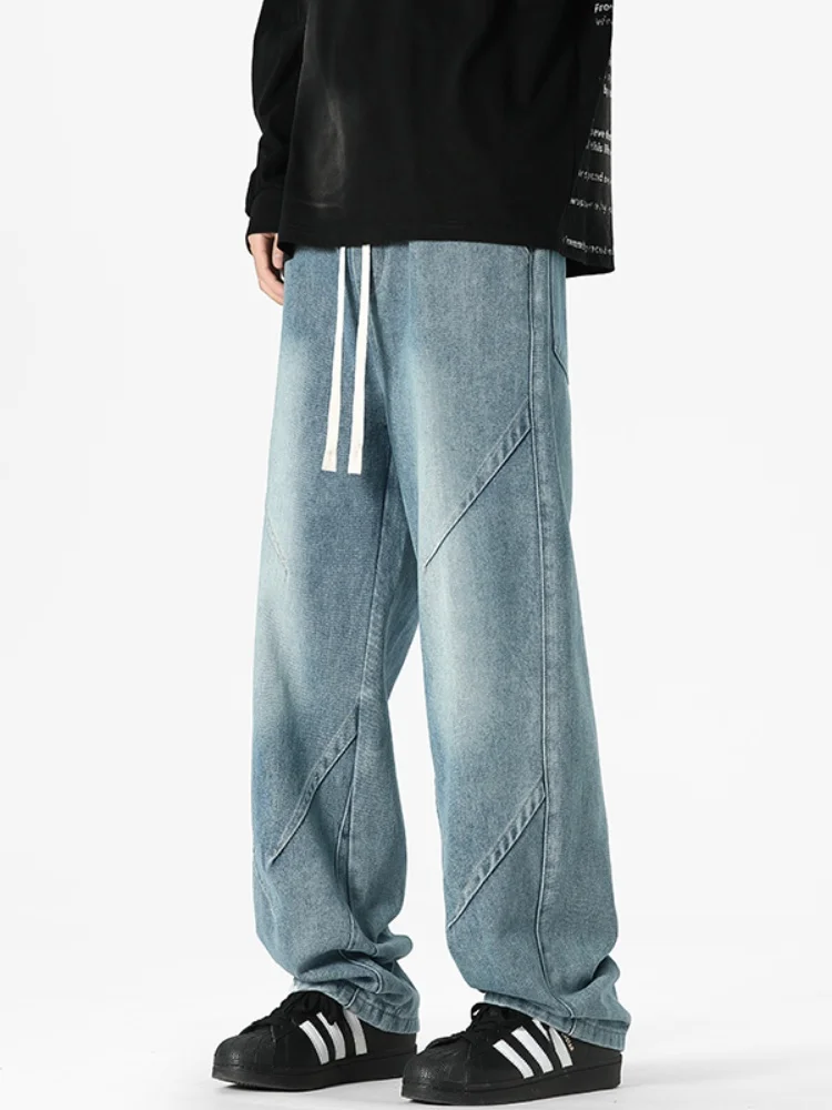 Мужские джинсы в стиле ретро 2024: Новинка осени от модного бренда Haome – повседневные длинные брюки больших размеров, свободные, широкие, прямого кроя
Мужские джинсы в стиле ретро 2024: Новинка осени от модного бренда Haome – повседневные длинные брюки больших размеров, свободные, широкие, прямого кроя