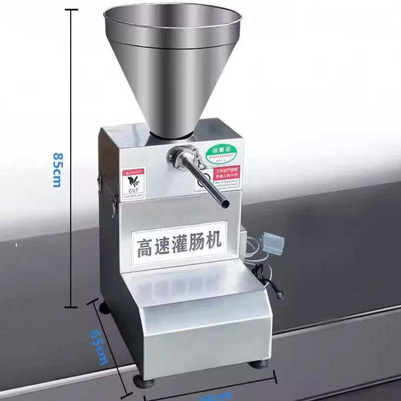 110V/220V Commercial Automatic Sausage Stuffer Filling Machine Stainless Steel Sausage Enema Machine Large Capacity Hopper
110V/220V Commercial Automatic Sausage Stuffer Filling Machine Stainless Steel Sausage Enema Machine Large Capacity Hopper