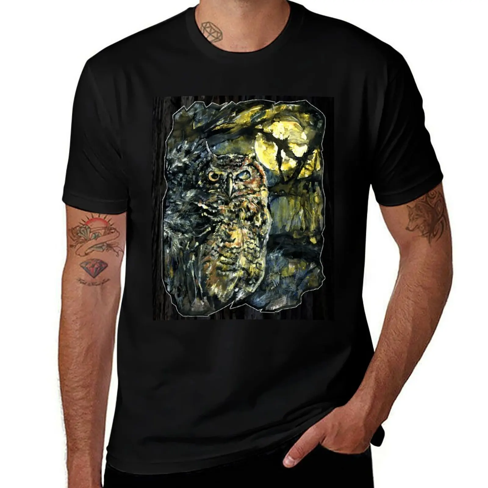 Forest Sage Great Horned Owl T-Shirt t shirts for man pack cotton man t shirts cotton man t shirt heavy cotton T-shirt
Forest Sage Great Horned Owl T-Shirt t shirts for man pack cotton man t shirts cotton man t shirt heavy cotton T-shirt