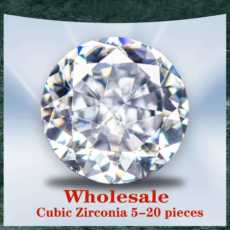 Cubic Zirconia Wholesale No Certificate Crushed Ice Cut Round Shape White Color Charms Beads for Top Jewelry Making Materials
Cubic Zirconia Wholesale No Certificate Crushed Ice Cut Round Shape White Color Charms Beads for Top Jewelry Making Materials