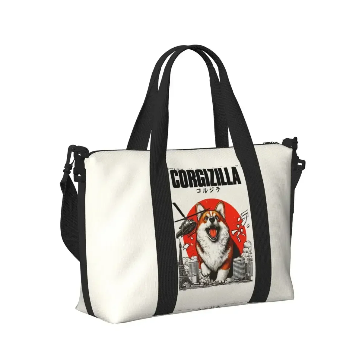 Large Cute Corgi Puppy Pembroke Welsh Corgi Dog Beach Travel Bag Tote Bags for Gym Sport Women Shopping Duffle Shoulder Bag
Large Cute Corgi Puppy Pembroke Welsh Corgi Dog Beach Travel Bag Tote Bags for Gym Sport Women Shopping Duffle Shoulder Bag