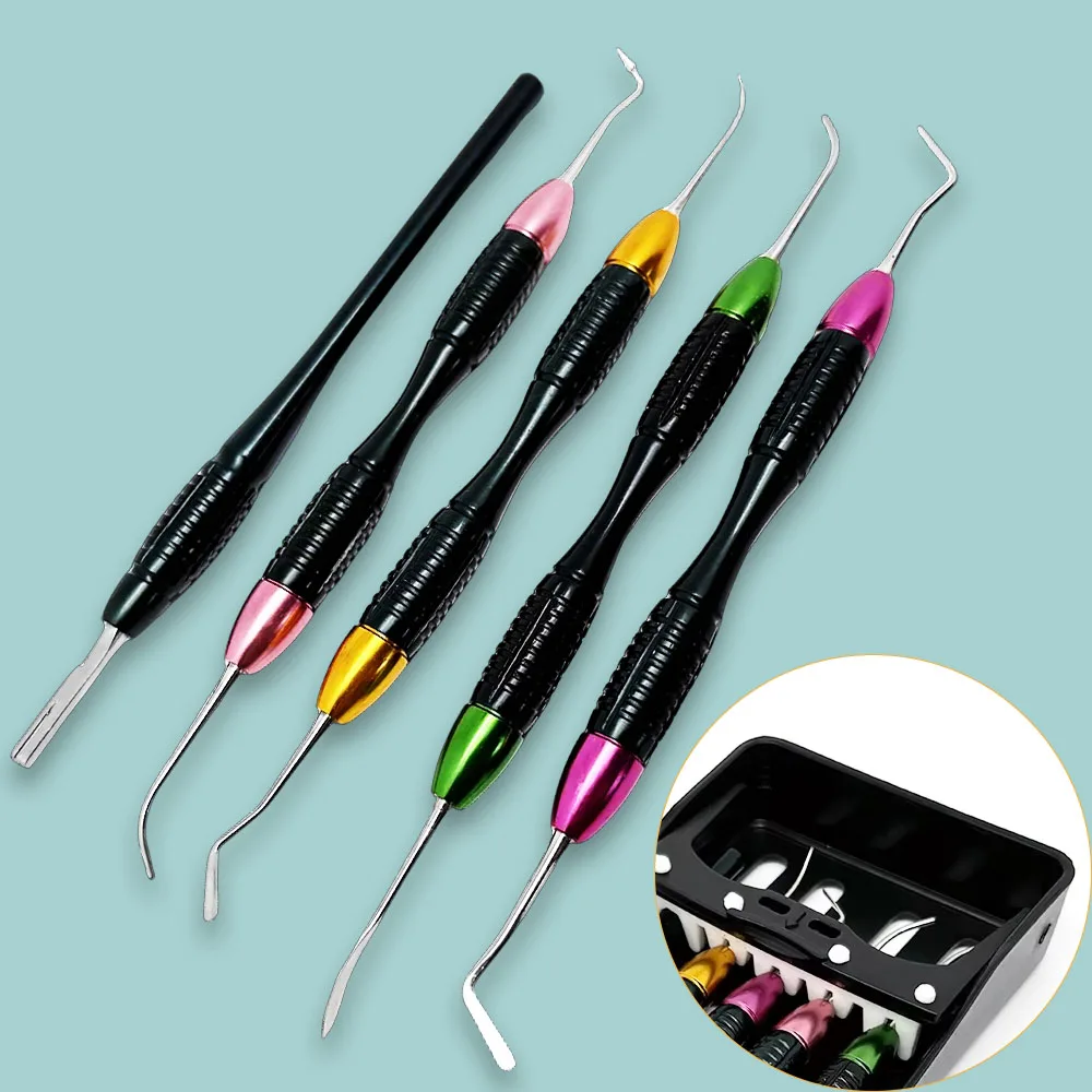 Kit Dental Composite Resin Filling Spatulas Aesthetic Restoration Scalpel Handle Set Disinfection Box Dentist Tools
Kit Dental Composite Resin Filling Spatulas Aesthetic Restoration Scalpel Handle Set Disinfection Box Dentist Tools
