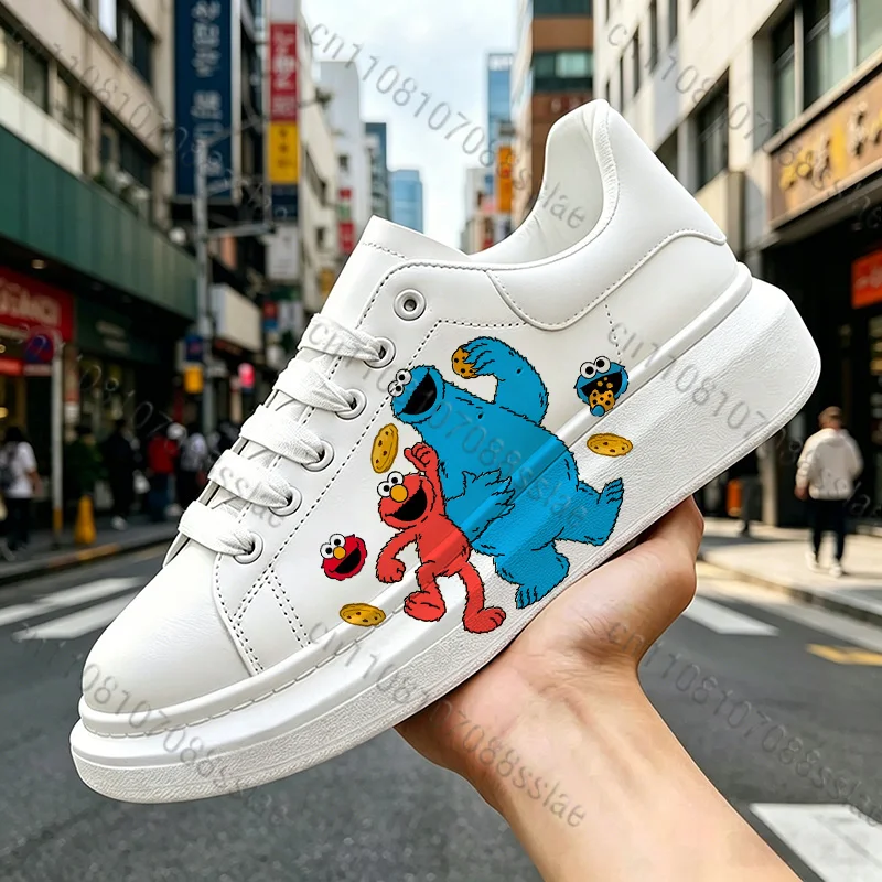 2026 New Sesame Street Design Teenager Flat Shoes Parity Lace Up White Simple Trendy Casual Sneaker Man Woman Shoes
2026 New Sesame Street Design Teenager Flat Shoes Parity Lace Up White Simple Trendy Casual Sneaker Man Woman Shoes