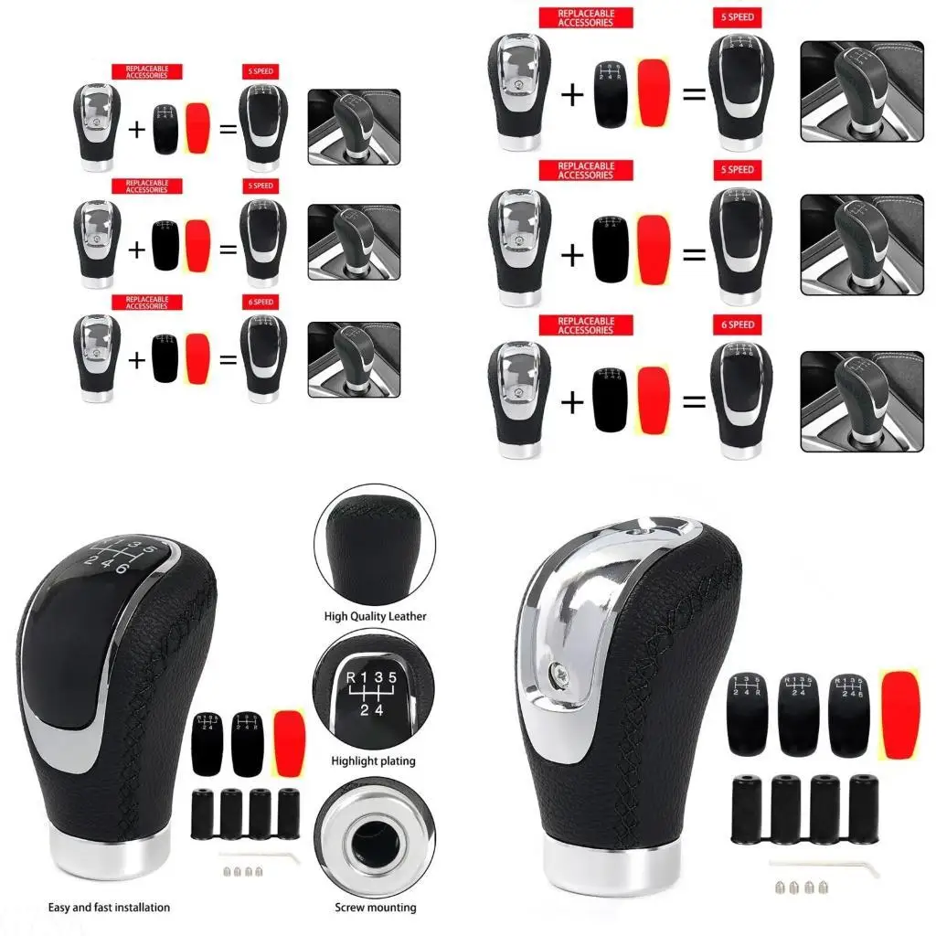 G7NA SUV Gear Shifter Knob PU Leather 5 Speed Manual Shifter Lever Vehicle Transmission Handle Suitable for Truck Motorhomes
G7NA SUV Gear Shifter Knob PU Leather 5 Speed Manual Shifter Lever Vehicle Transmission Handle Suitable for Truck Motorhomes