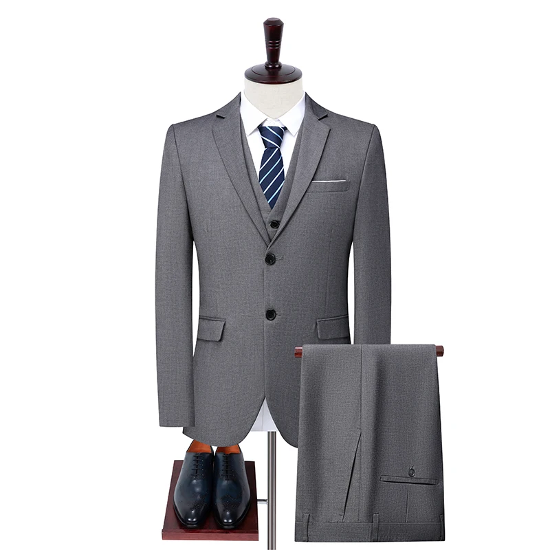 2025 Men's High-Quality Spring Autumn Fashion Three-Piece Set Stylish Versatile Trendy Business Casual Wedding Two-Button Suit
2025 Men's High-Quality Spring Autumn Fashion Three-Piece Set Stylish Versatile Trendy Business Casual Wedding Two-Button Suit