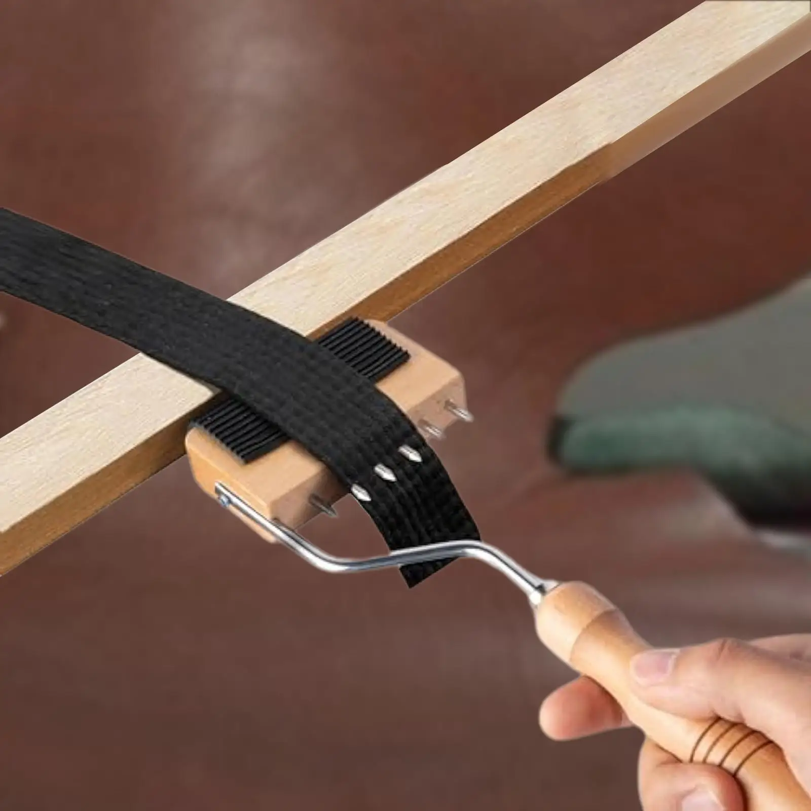Webbing Stretcher Puller Tight Framing Wood Handle Stretching Tool Upholstery Tool for Carpet Ribbon Household Canvas Textile
Webbing Stretcher Puller Tight Framing Wood Handle Stretching Tool Upholstery Tool for Carpet Ribbon Household Canvas Textile