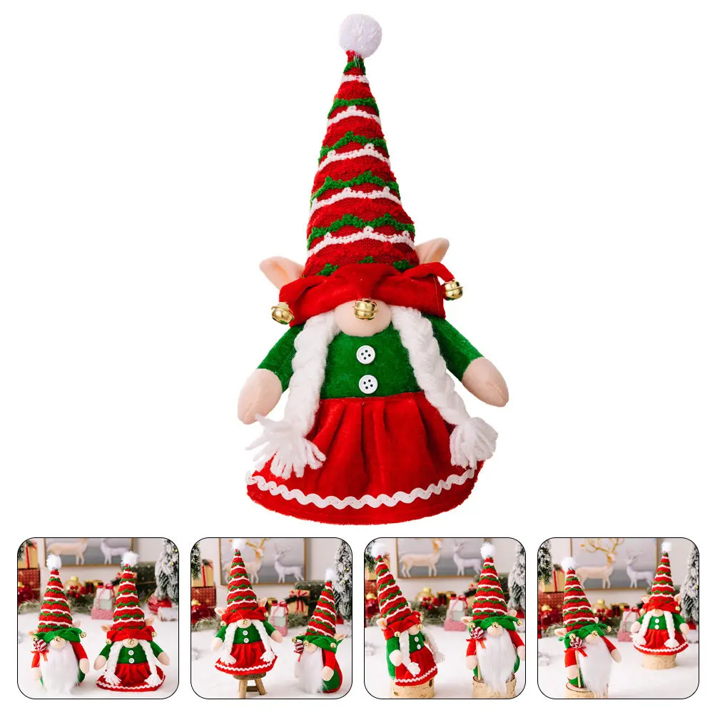 Christmas Bell Gnome Adornment Desktop Unique Xmas Gnome Ornament Party Decoration Table Centerpiece Holiday Decor
Christmas Bell Gnome Adornment Desktop Unique Xmas Gnome Ornament Party Decoration Table Centerpiece Holiday Decor