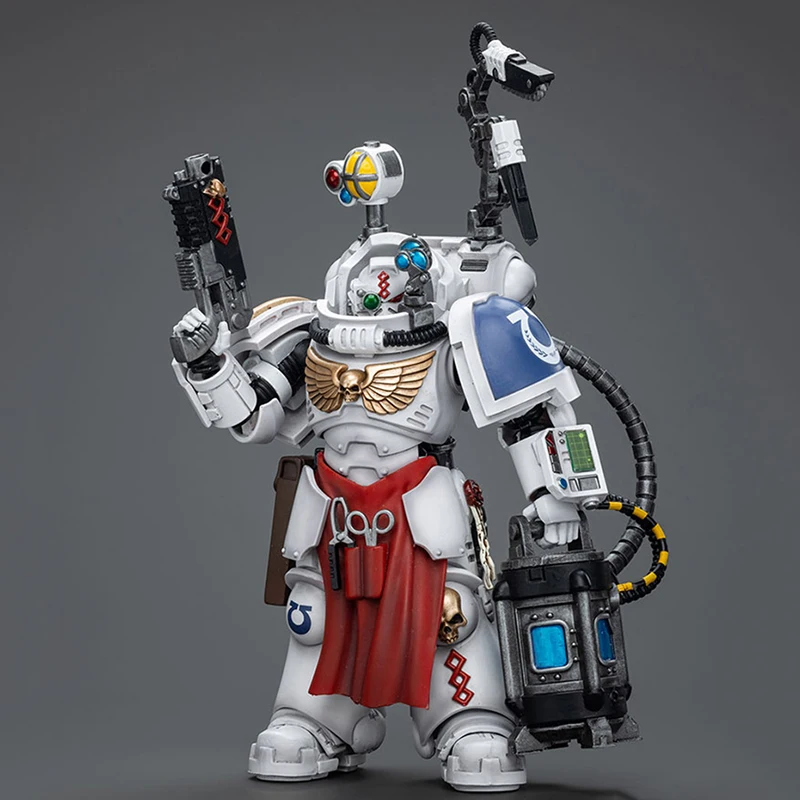 JOYTOY Warhammer 40K 1/18 Uitramarines Apothecary Biologis Action Figure 13.6CM Soldier Figurine Model Toy for Collection
JOYTOY Warhammer 40K 1/18 Uitramarines Apothecary Biologis Action Figure 13.6CM Soldier Figurine Model Toy for Collection