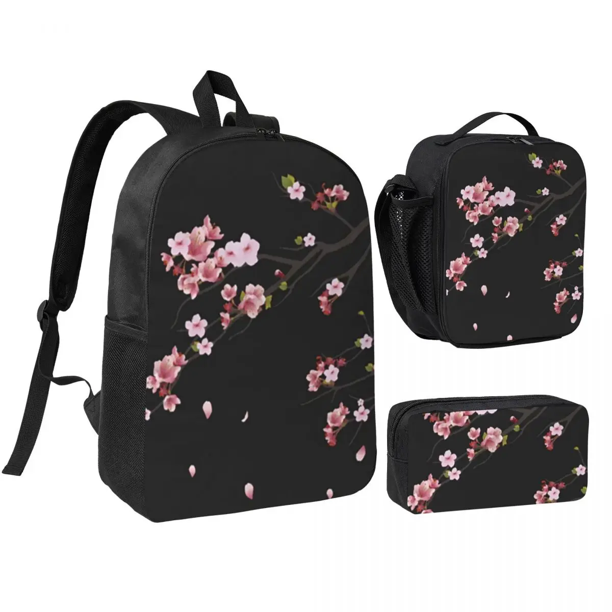 Japanese Cherry Blossom Pattern Backpack Boys Girls BookBag School Bag Shoulder Bags 3ps Insulated Lunch Bag Pencil Case
Japanese Cherry Blossom Pattern Backpack Boys Girls BookBag School Bag Shoulder Bags 3ps Insulated Lunch Bag Pencil Case