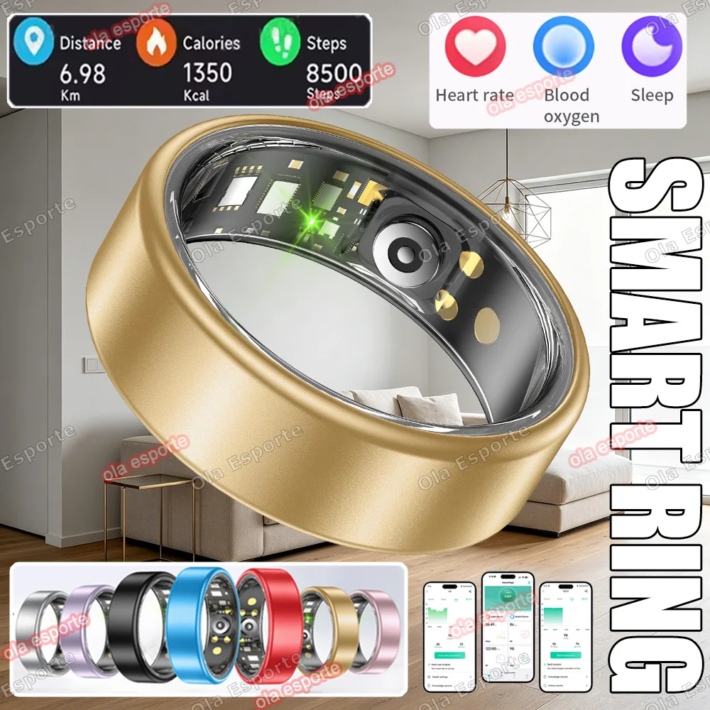 2026 Smart Ring Blood Pressure Heart Rate Sleep Monitoring Smartring IP68 & 5ATM Waterproof Multi-sport Mode Smartring Man Women
2026 Smart Ring Blood Pressure Heart Rate Sleep Monitoring Smartring IP68 & 5ATM Waterproof Multi-sport Mode Smartring Man Women