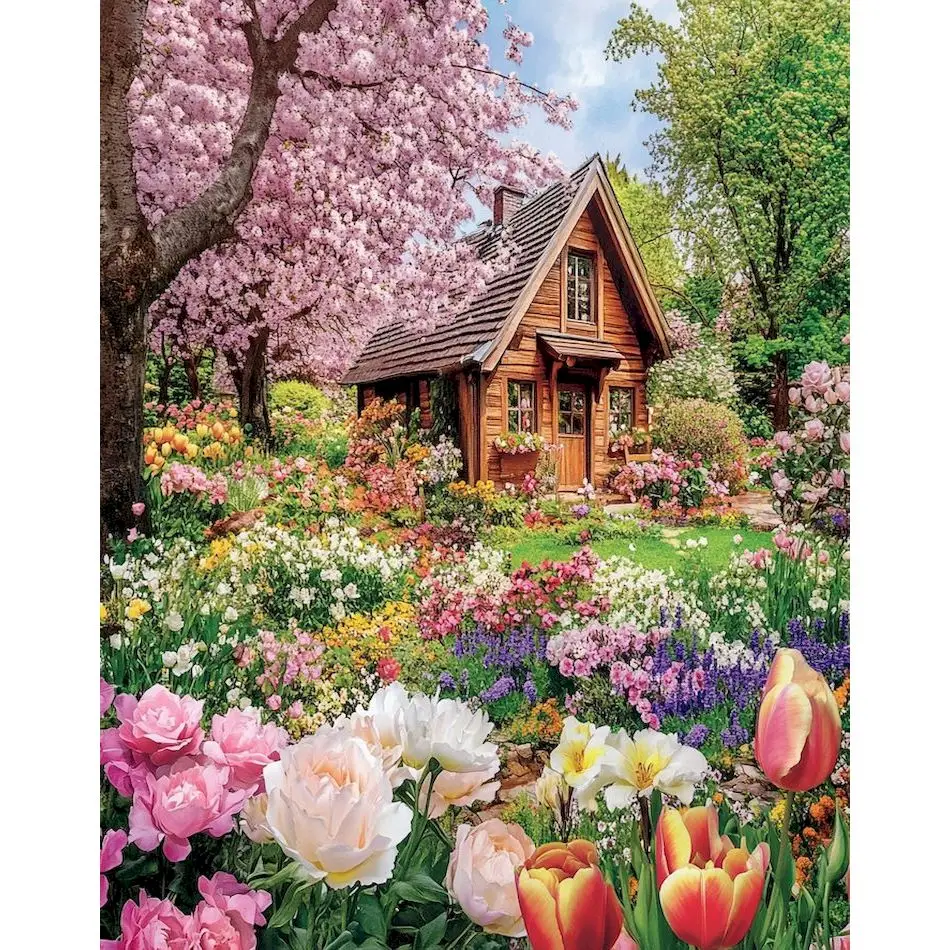 RUOPOTY DIY 5D Landscape Diamond Painting Garden Cottage Flower Full Round/Square Embroidery Set Modern Home Decoration
RUOPOTY DIY 5D Landscape Diamond Painting Garden Cottage Flower Full Round/Square Embroidery Set Modern Home Decoration