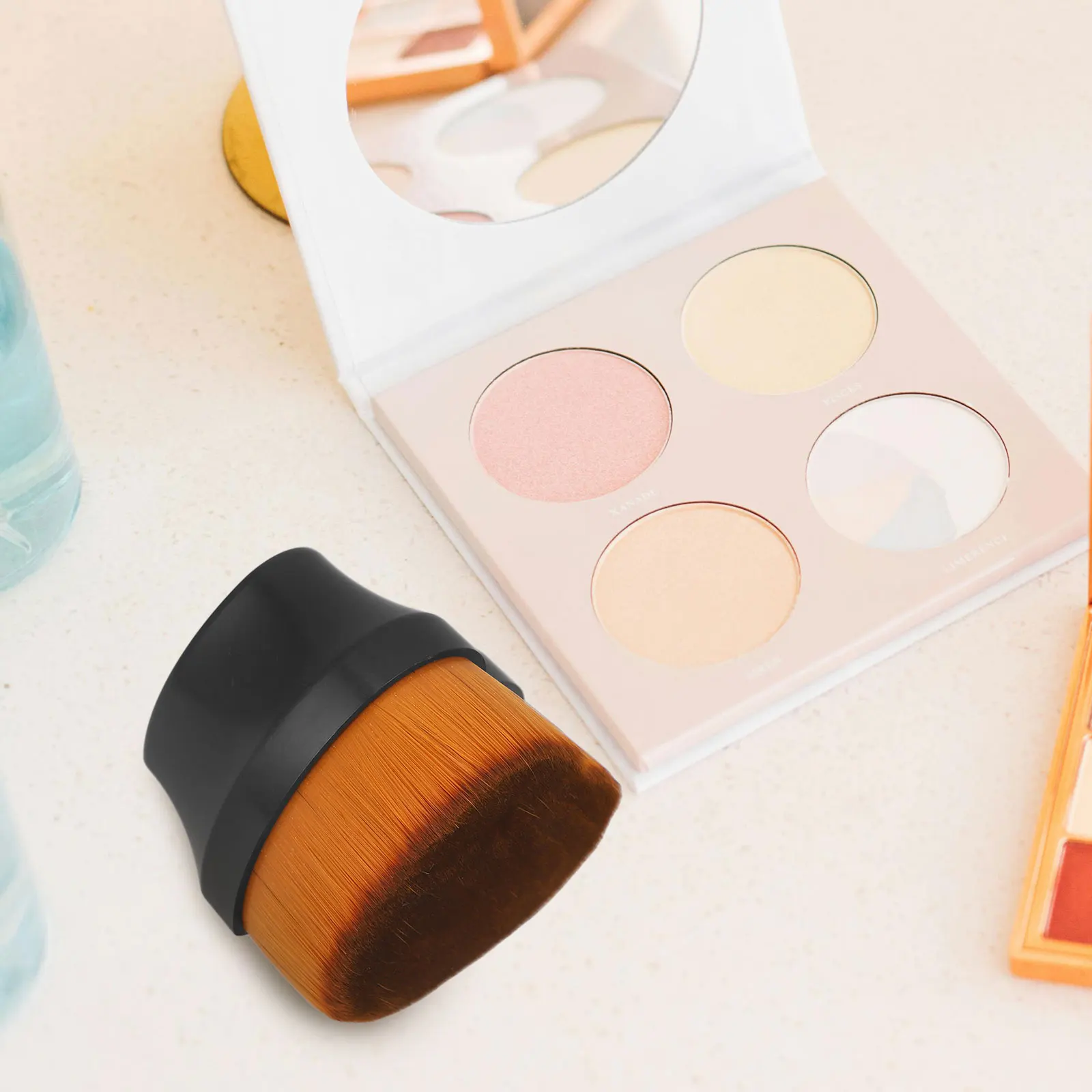 Heart Shaped Makeup Brush Mini Blush Black 55 Foundation Brush Soft Bristles Precision Control Even Distribution Travel Friendly
Heart Shaped Makeup Brush Mini Blush Black 55 Foundation Brush Soft Bristles Precision Control Even Distribution Travel Friendly