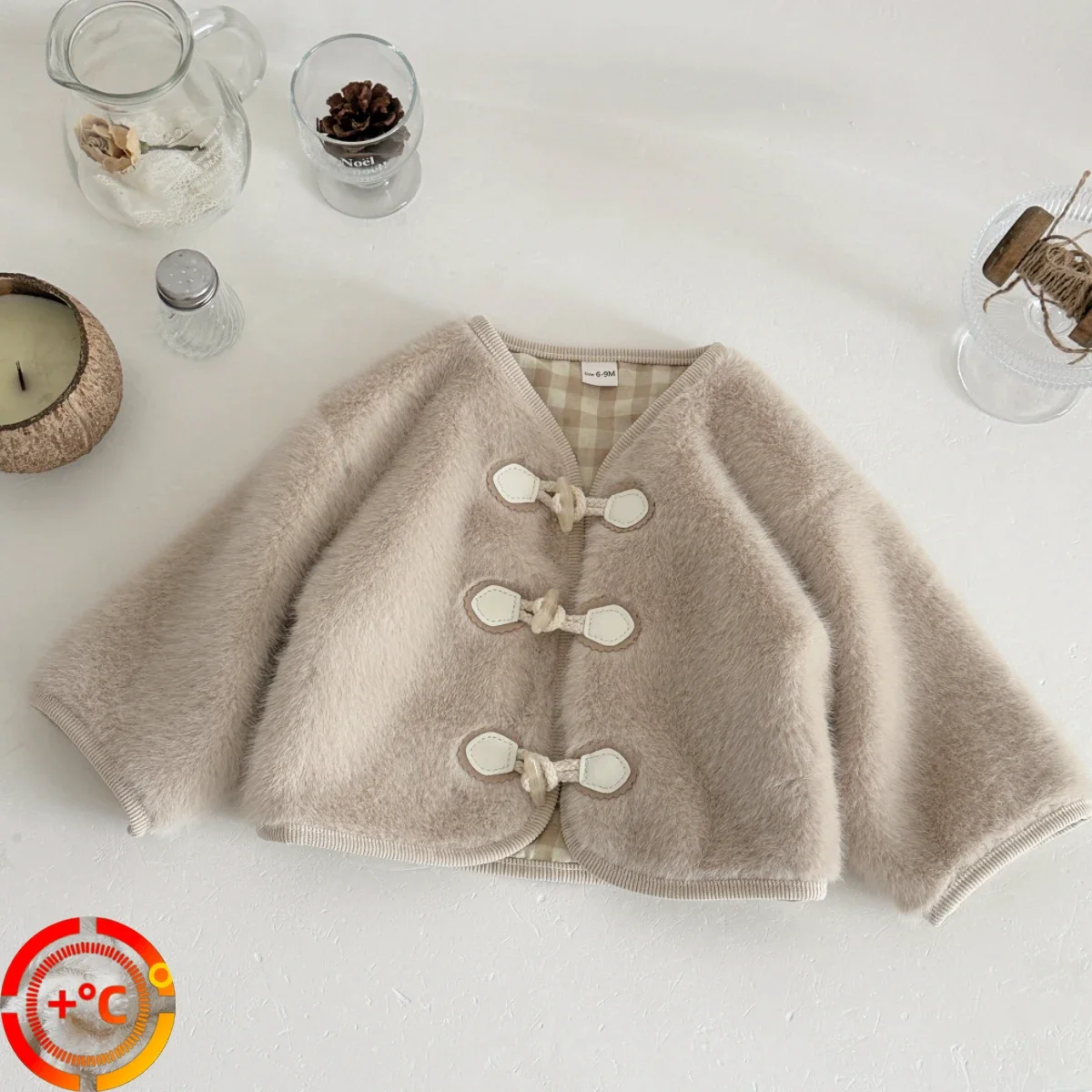 Mink Fur Children's Plush Coat Cute Winter New Girls Coats Baby Plaid Lining Solid Long Sleeve Warm Clothes
Mink Fur Children's Plush Coat Cute Winter New Girls Coats Baby Plaid Lining Solid Long Sleeve Warm Clothes