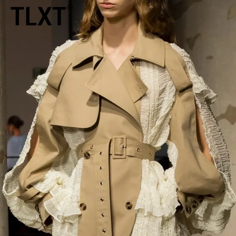 TLXT двубортный пиджак с отложным воротником и длинными рукавами контрастного цвета с поясом для женщин, весенняя мода 2025, новинка XK921
TLXT двубортный пиджак с отложным воротником и длинными рукавами контрастного цвета с поясом для женщин, весенняя мода 2025, новинка XK921