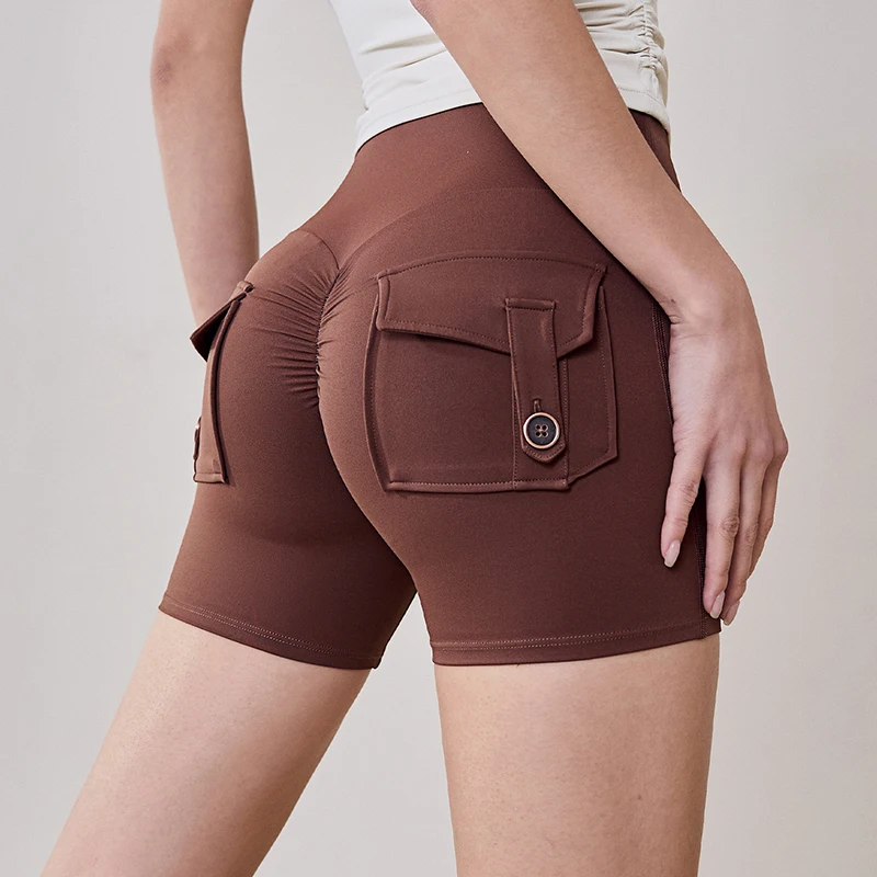 Women Yoga Shorts High Waist Peach Hip Seamless Hip Pocket Fitness Shorts Outdoor leisure fitness Pilates Running yoga Shorts
Women Yoga Shorts High Waist Peach Hip Seamless Hip Pocket Fitness Shorts Outdoor leisure fitness Pilates Running yoga Shorts