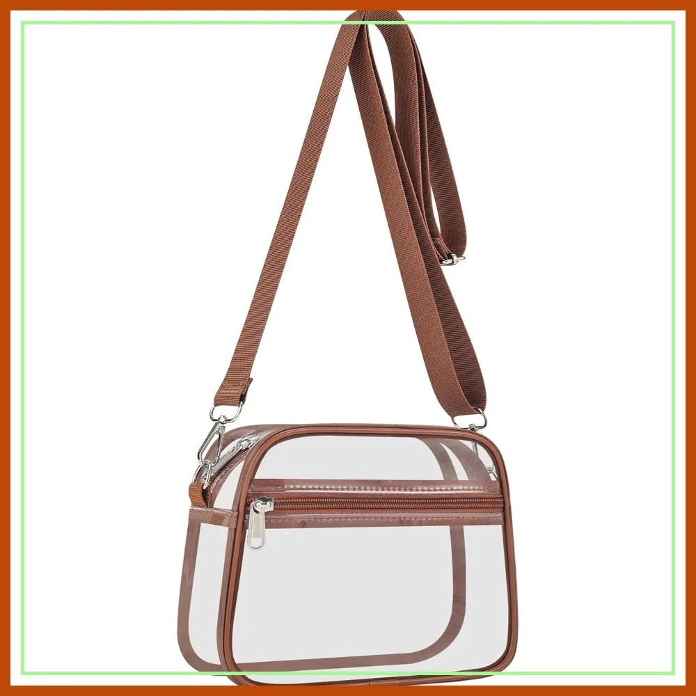 Clear Stadium Bag for Events Sports Fan Handbags Purses with Adjustable Strap for Concerts Festivals Game Day
Clear Stadium Bag for Events Sports Fan Handbags Purses with Adjustable Strap for Concerts Festivals Game Day