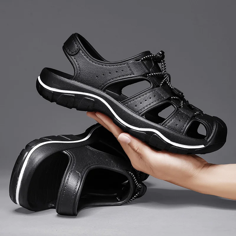 Summer Men Sandals Leather Mens Casual Shoes Slippers Fashion Roman Shoes Breathable Outdoor Sandals for Men Beach Shoes
Summer Men Sandals Leather Mens Casual Shoes Slippers Fashion Roman Shoes Breathable Outdoor Sandals for Men Beach Shoes