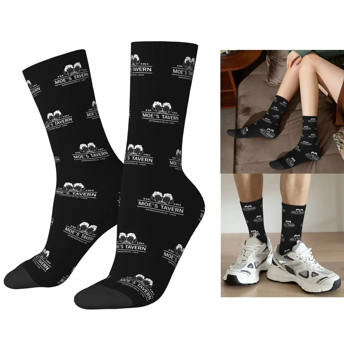 Simpsons Moe's Tavern Professional Quality Graphics Socks Harajuku Stockings All Season Long Socks Accessories for Unisex Gifts
Simpsons Moe's Tavern Professional Quality Graphics Socks Harajuku Stockings All Season Long Socks Accessories for Unisex Gifts