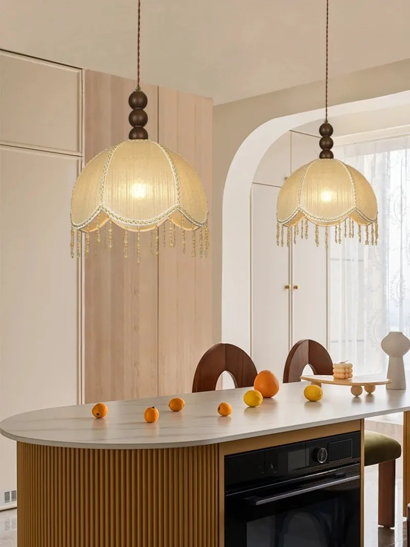 Vintage French Tassel Fabric Pendant Light For Bedroom Living Room Dressing Room Homestay Restaurant Warm Art Chandelier
Vintage French Tassel Fabric Pendant Light For Bedroom Living Room Dressing Room Homestay Restaurant Warm Art Chandelier