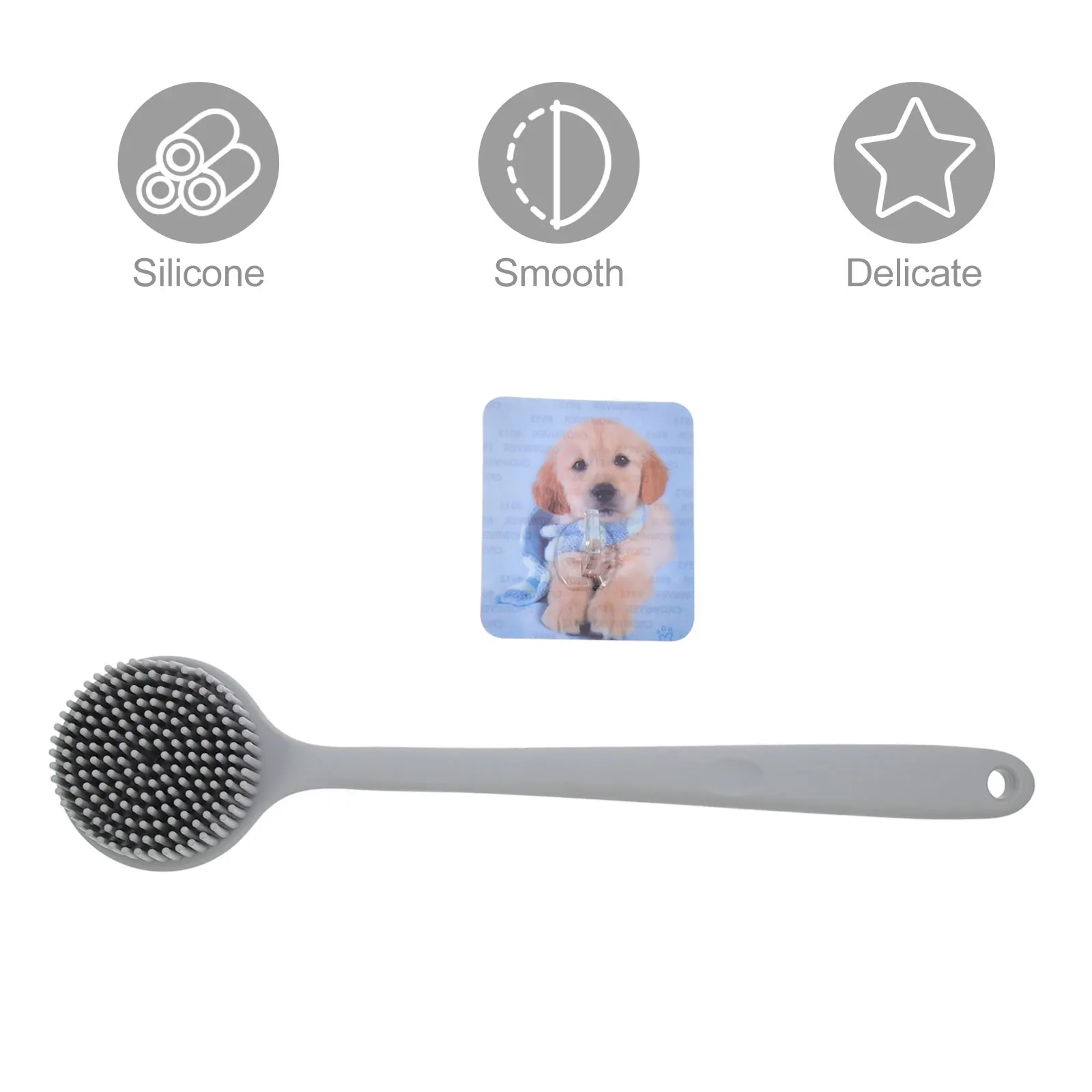 Premium Silicone Back Scrubber with Long Handle Body Bathing Brush Exfoliating Cleanser Comfortable Grip for Full Body Scrubbing
Premium Silicone Back Scrubber with Long Handle Body Bathing Brush Exfoliating Cleanser Comfortable Grip for Full Body Scrubbing
