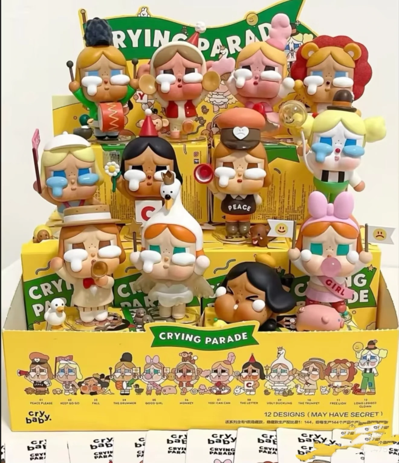POP MART Crybaby Crying Parade Series Blind Box Toys Guess Bag Mystery Box Mistery Caixa Action Figure Surpresa Model
POP MART Crybaby Crying Parade Series Blind Box Toys Guess Bag Mystery Box Mistery Caixa Action Figure Surpresa Model