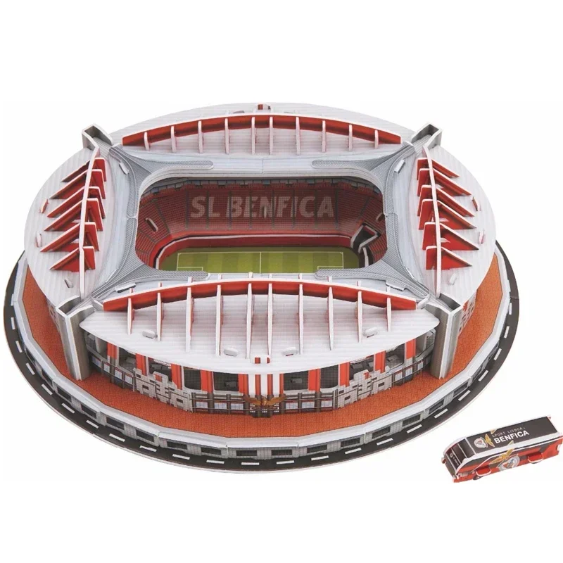 84pcs/set Portugal Benfica Stadium RU Competition Football Game Stadiums Building Model Funny Toy Kids Child Gift Original Box
84pcs/set Portugal Benfica Stadium RU Competition Football Game Stadiums Building Model Funny Toy Kids Child Gift Original Box