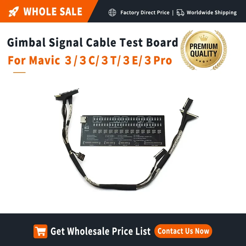 Factory Direct For Mavic 3/3 Pro/3 Classic/3T Gimbal Signal Test Board Transmission Cable Tester Drone Repair Parts Wholesale
Factory Direct For Mavic 3/3 Pro/3 Classic/3T Gimbal Signal Test Board Transmission Cable Tester Drone Repair Parts Wholesale