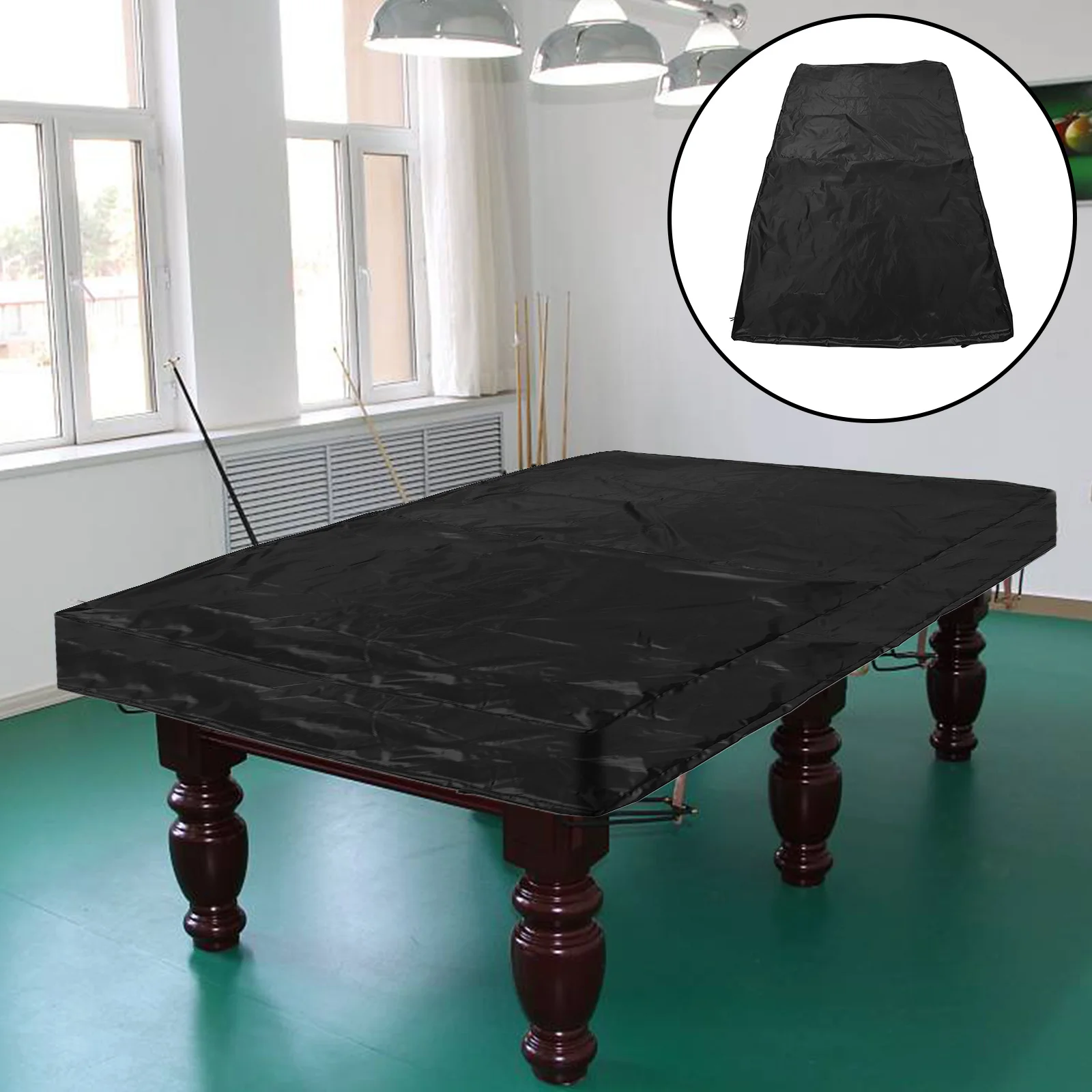 Waterproof Oxford Cloth Pool Table Cover Dirt Resistant Billiard Table Protector Strong Fabric for Home Bar Game Room Use
Waterproof Oxford Cloth Pool Table Cover Dirt Resistant Billiard Table Protector Strong Fabric for Home Bar Game Room Use