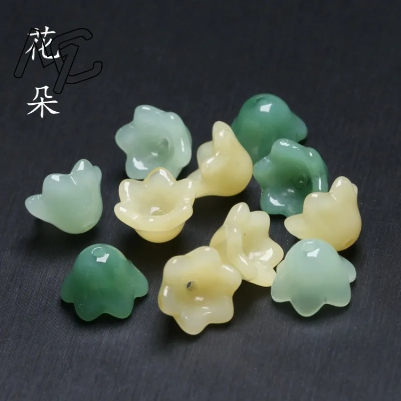10pcs DIY Natural Jade Agate 11*7mm Flower Beads Accessories Fashion Real Jewelry Gemstone Stone Amulet Luxury Best Selling Gift
10pcs DIY Natural Jade Agate 11*7mm Flower Beads Accessories Fashion Real Jewelry Gemstone Stone Amulet Luxury Best Selling Gift